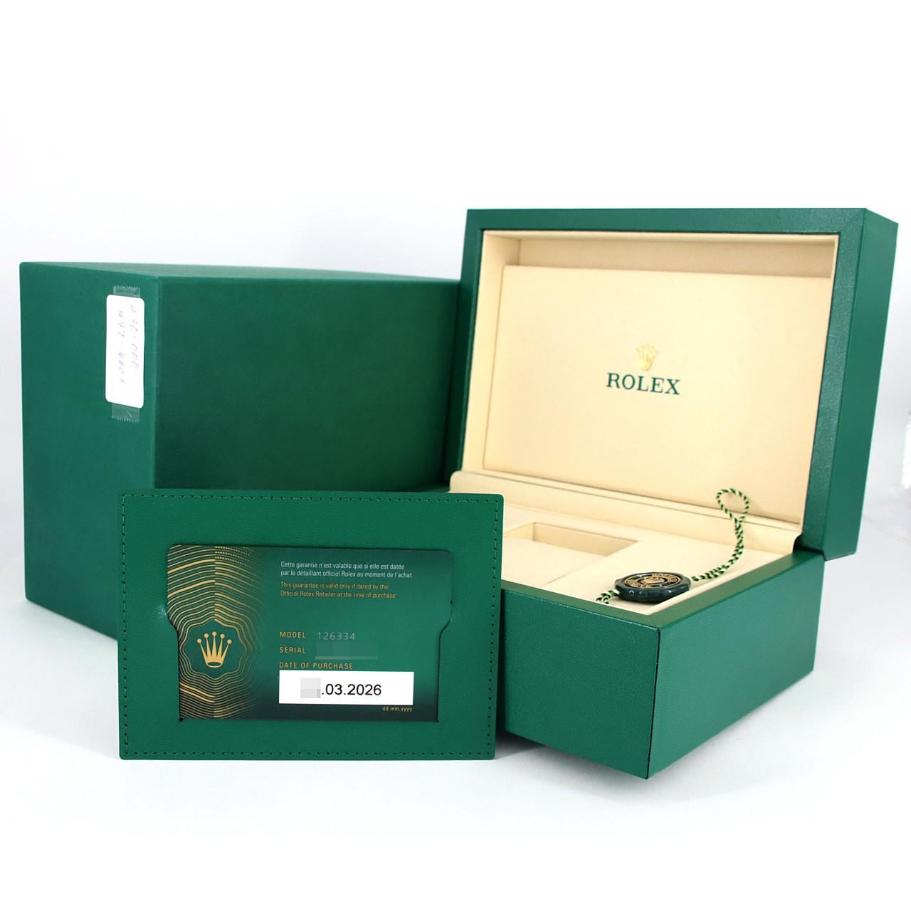 ロレックス デイトジャスト 126334･3 SSxWG 自動巻 ランダム番