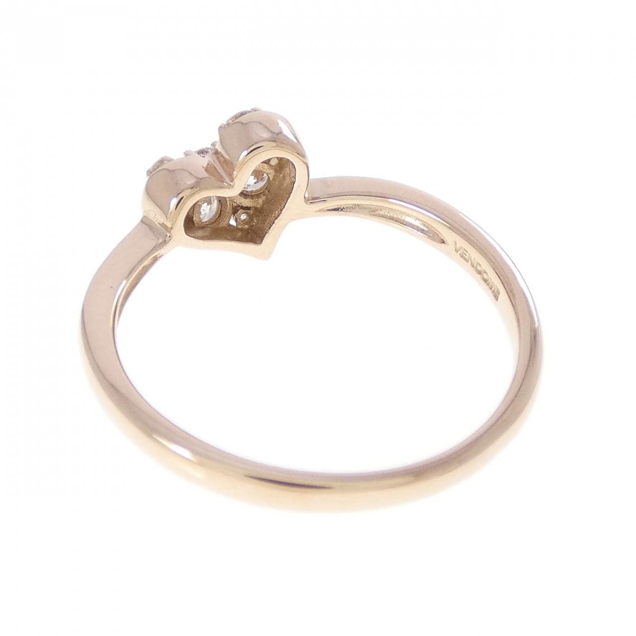ヴァンドーム ハート ダイヤモンド リング 0.15CT