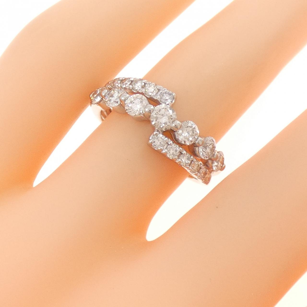 PT900 ダイヤモンド リング 1.00CT