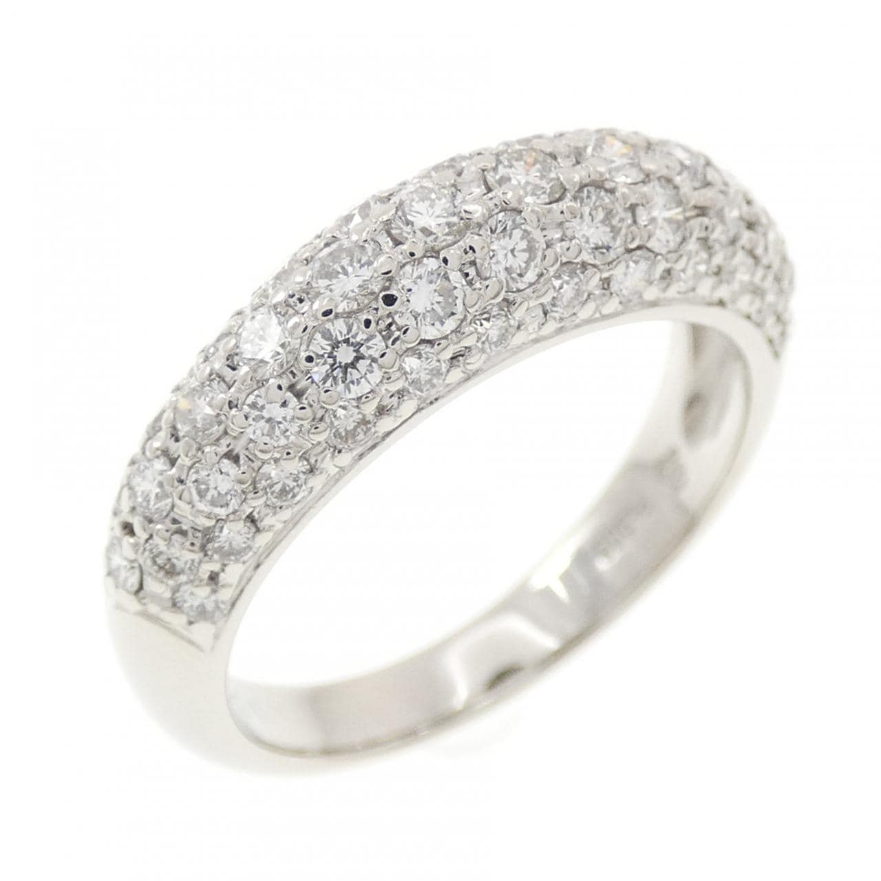 PT900 パヴェ ダイヤモンド リング 1.06CT