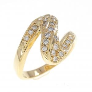K18YG ダイヤモンド リング 0.24CT
