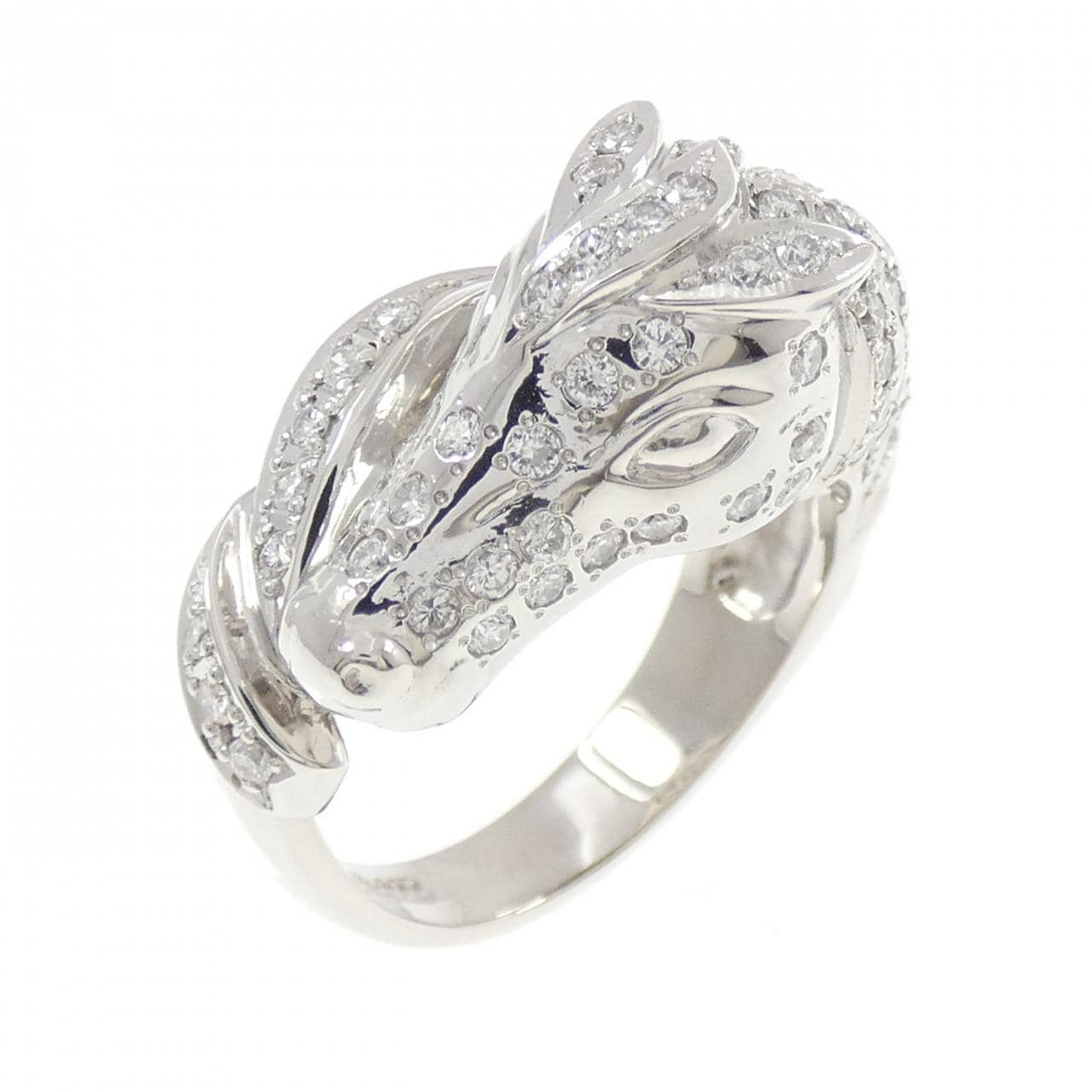 PT900 ホース ダイヤモンド リング 0.85CT