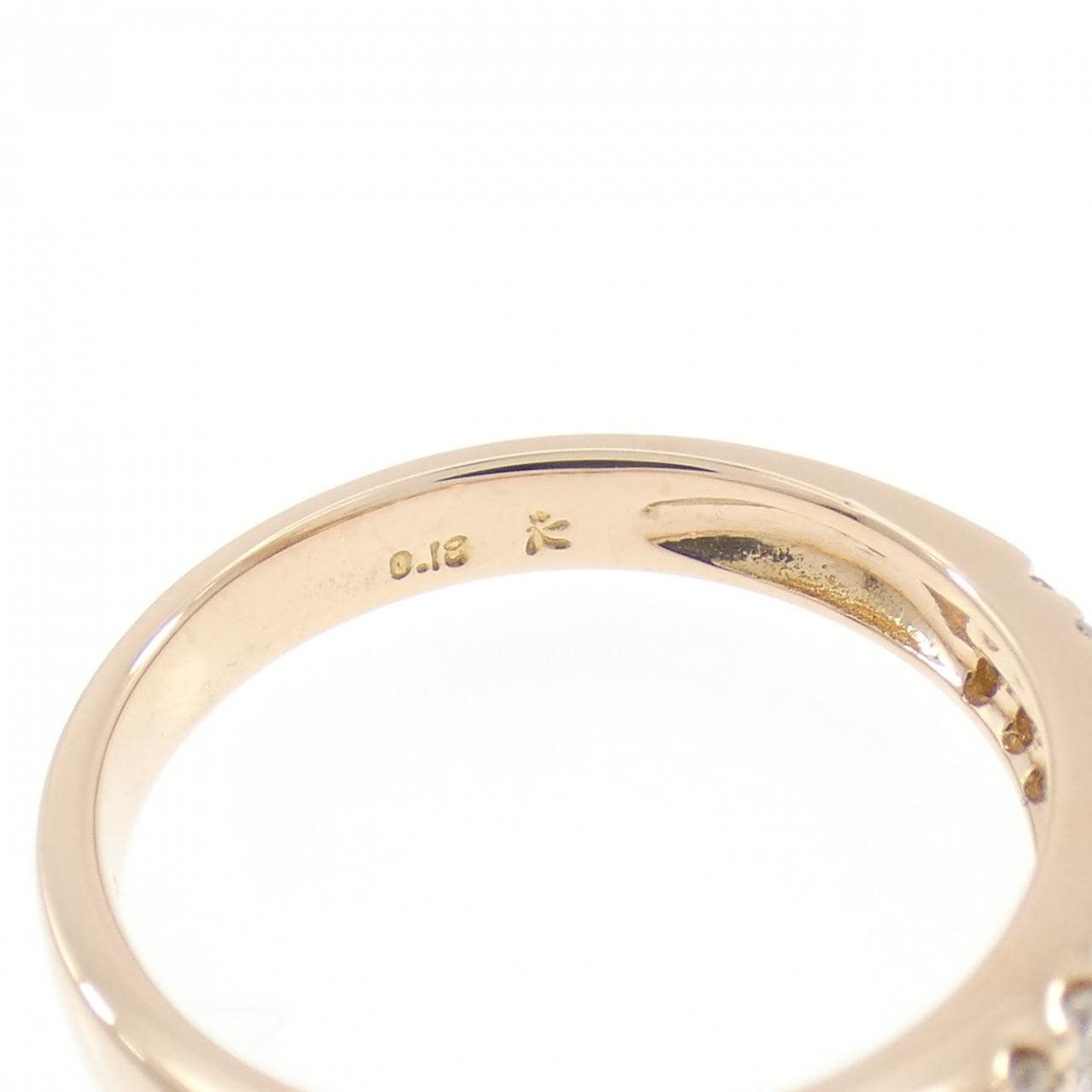 クミキョク ダイヤモンド リング 0.18CT