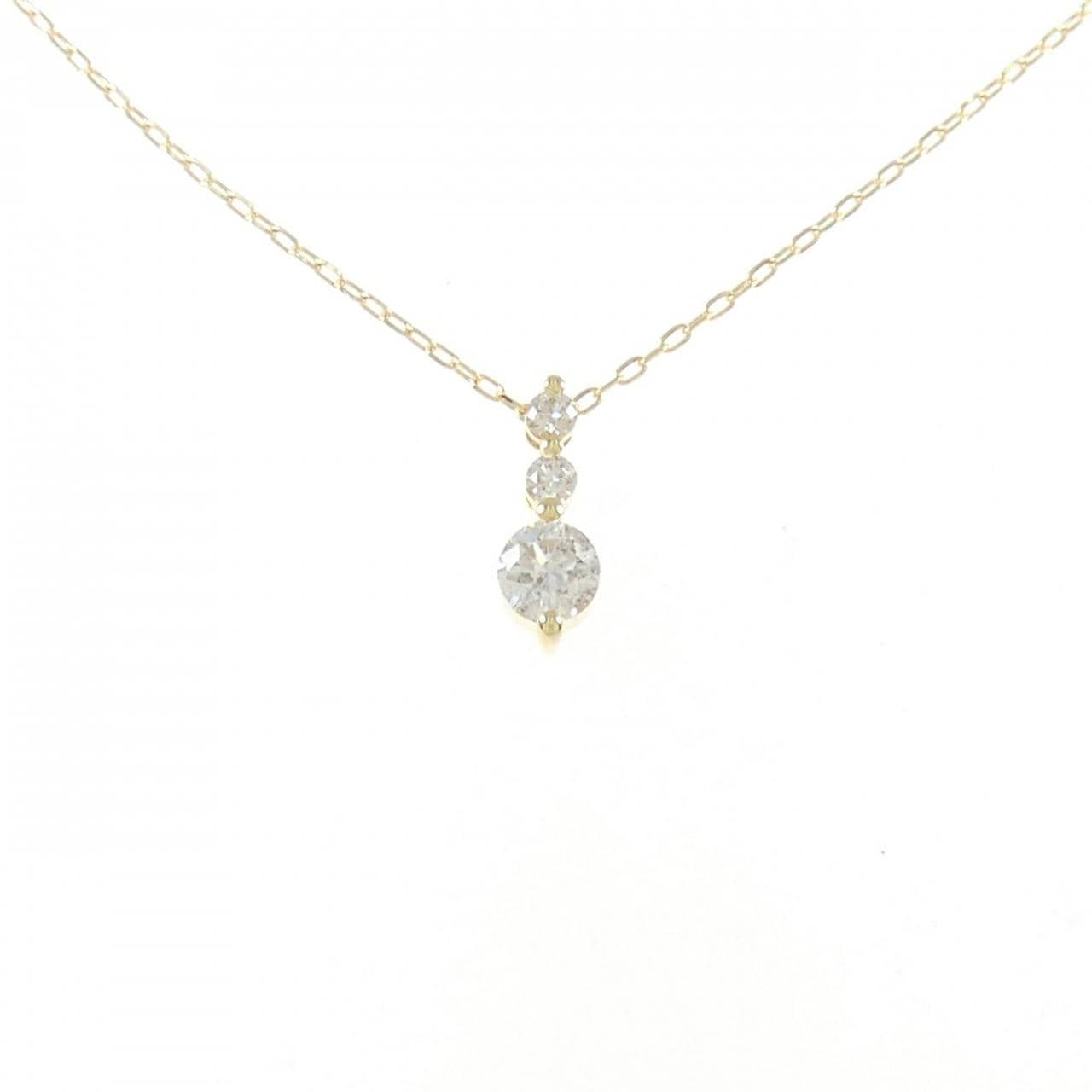 K18YG ダイヤモンド ネックレス 0.50CT