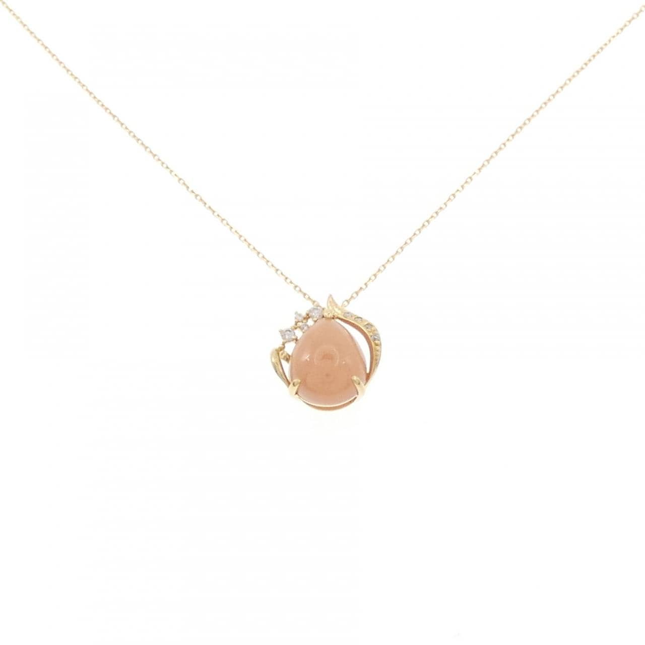 K18YG ロードクロサイト ネックレス 3.50CT