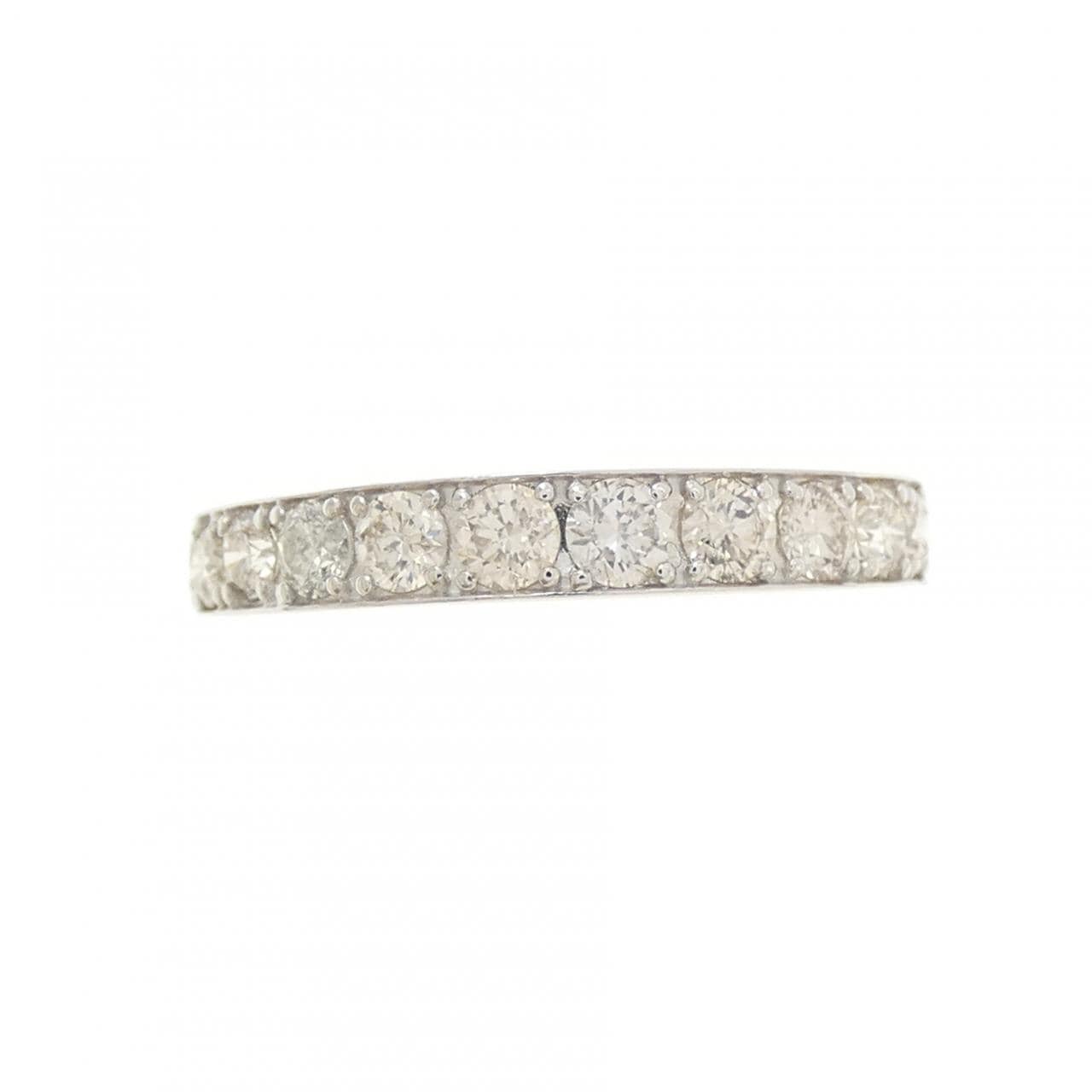 PT900 ハーフエタニティ ダイヤモンド リング 1.00CT