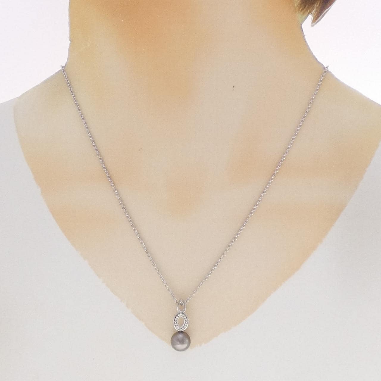 タサキ 黒蝶パール ネックレス 8.7mm