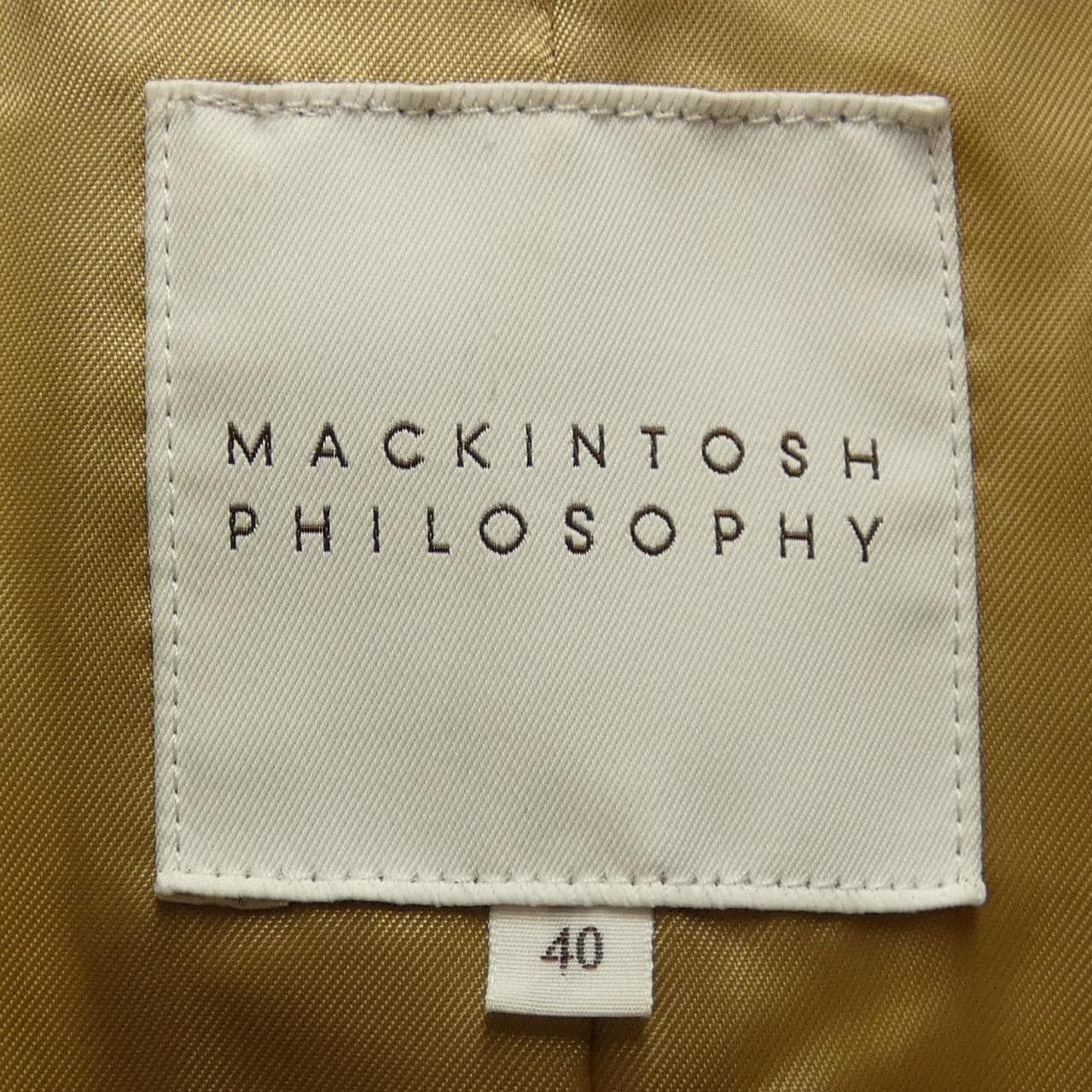 マッキントッシュフィロソフィー MACKINTOSH PHILOSOPH ダウンコート