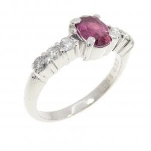 PT900 ルビー リング 0.58CT