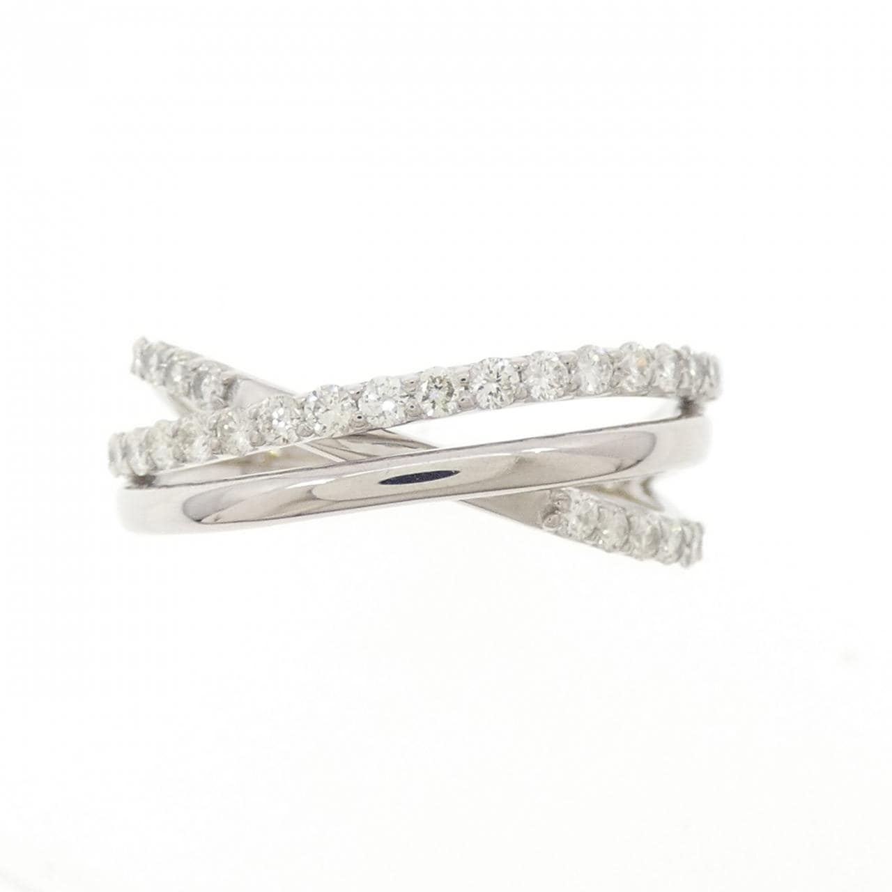 K18WG ダイヤモンド リング 0.50CT