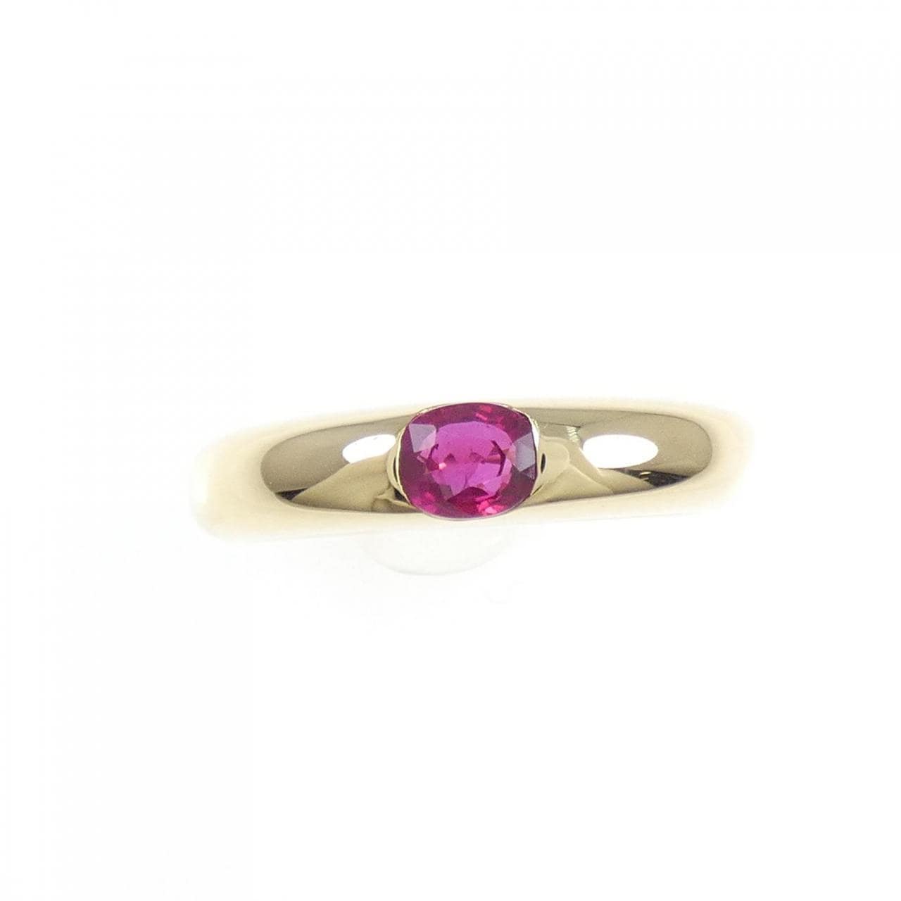 K18YG ruby ring 0.65CT