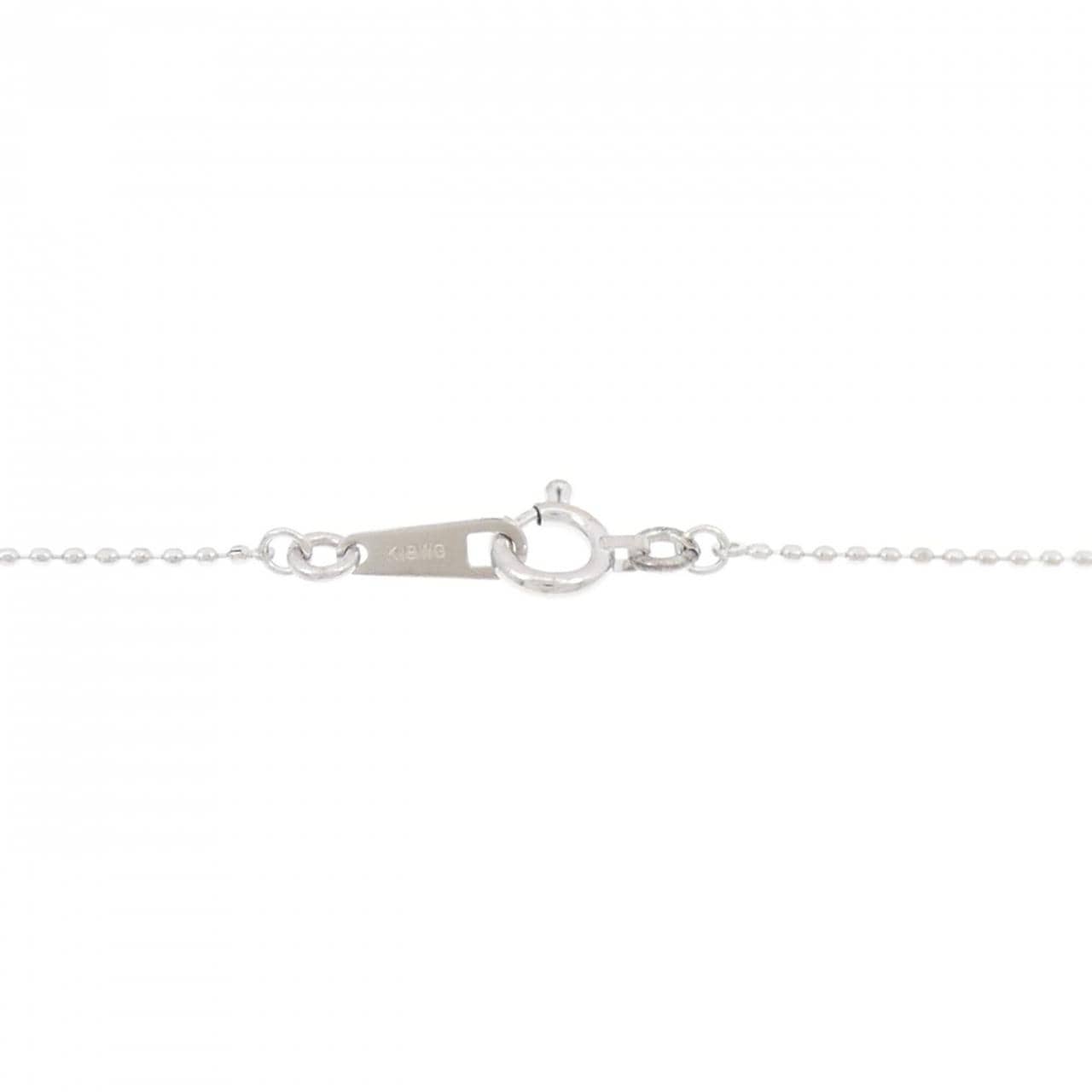 K18WG ダイヤモンド ネックレス 0.30CT