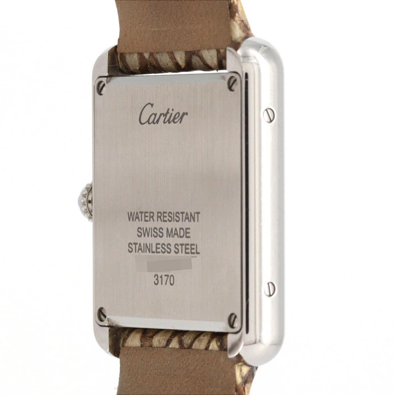 カルティエ タンクソロパイソン SM W5200020 SS クォーツ