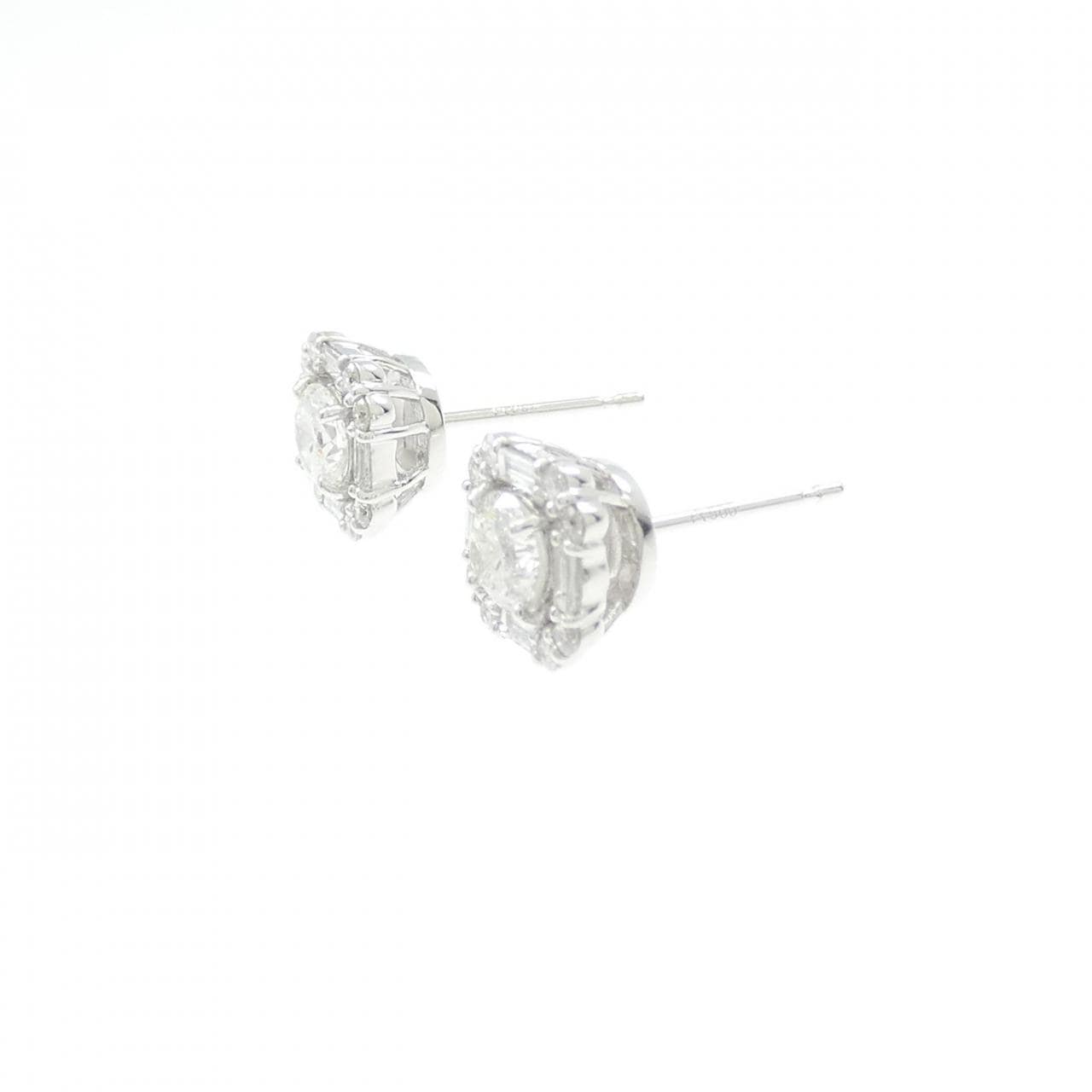 【新品】PT900 ダイヤモンド ピアス 0.323CT 0.316CT G SI1 VG