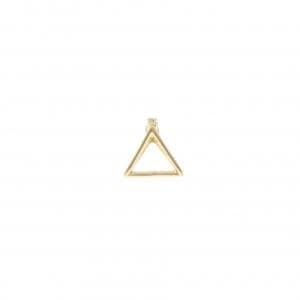 シハラ トライアングルピース ピアス 片耳