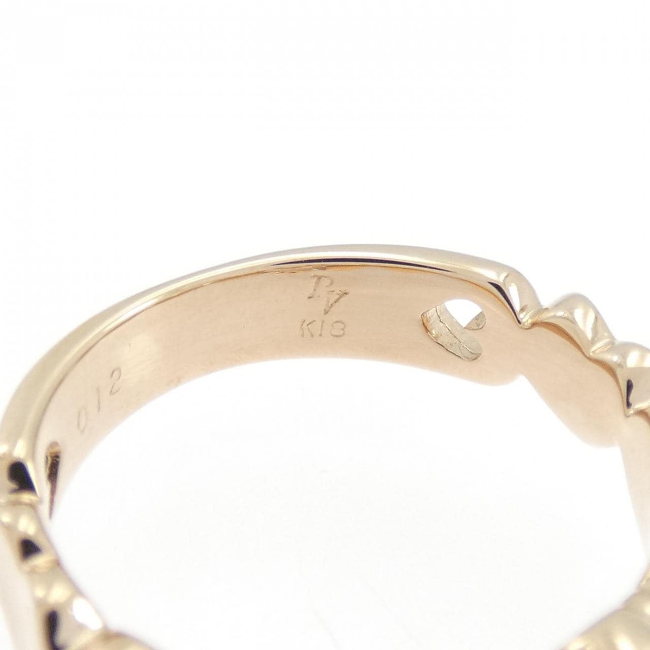 ポンテヴェキオ ハート ダイヤモンド リング 0.12CT