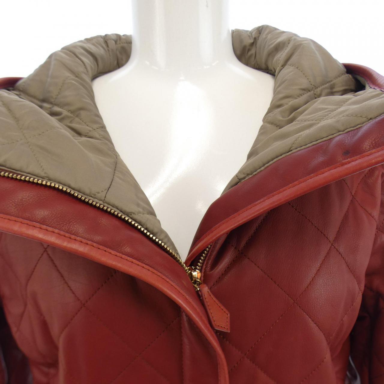 エルメス HERMES レザーコート