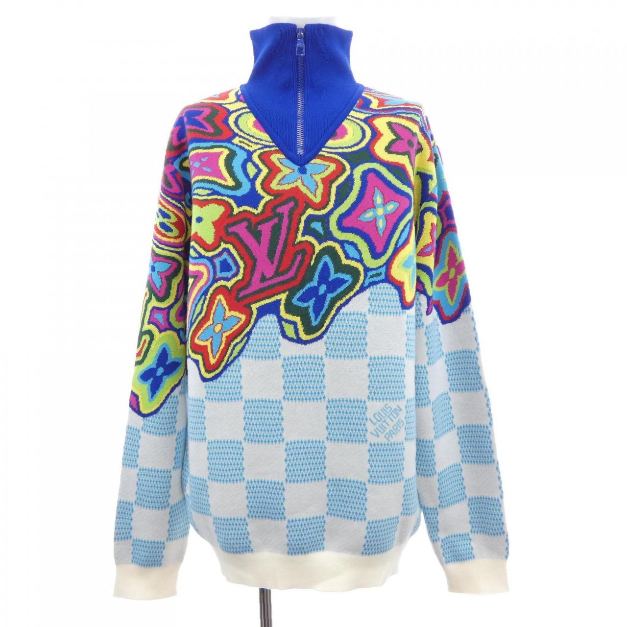 ルイヴィトン LOUIS VUITTON ディストーテッドモノグラムダミエ HKN79WZLW ニット