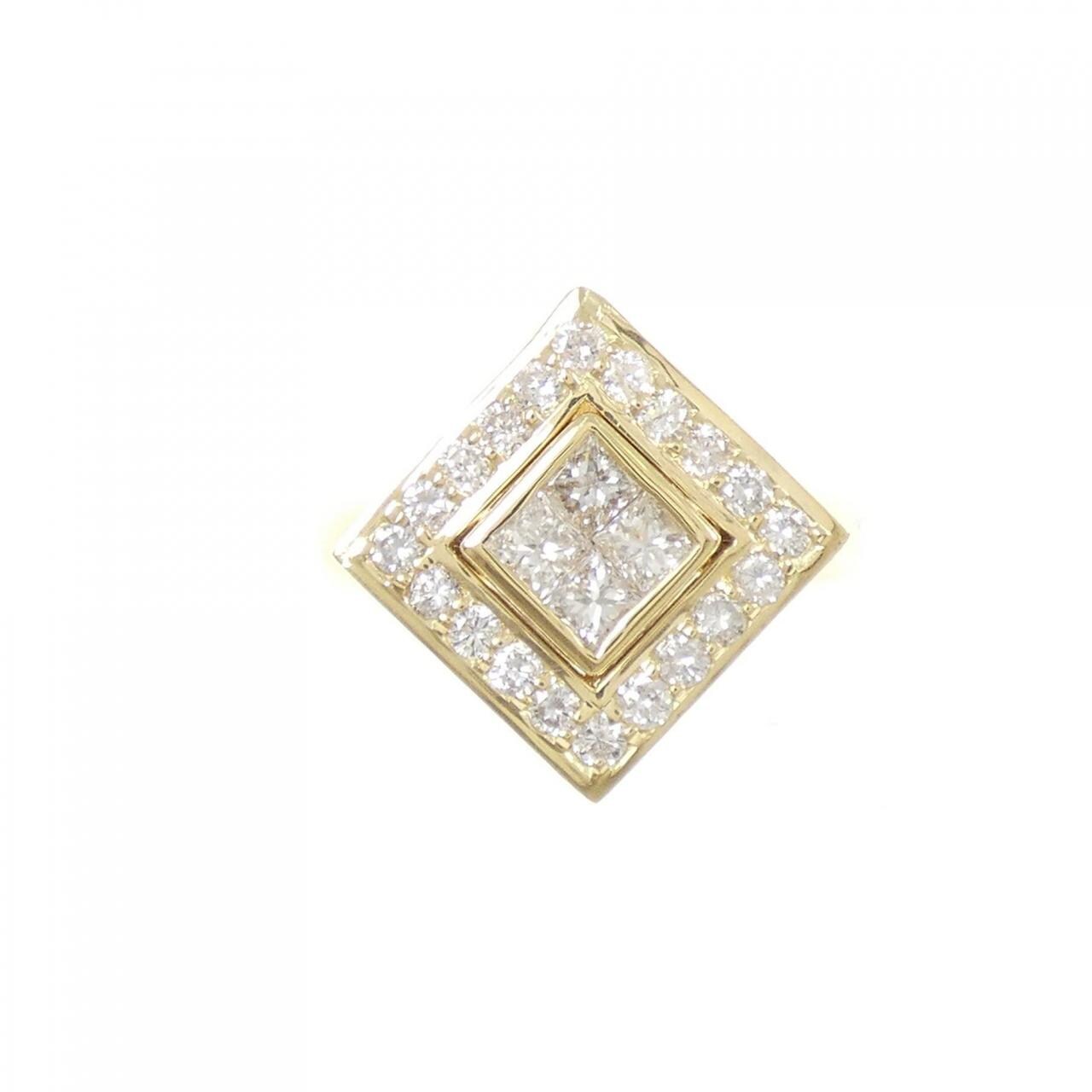K18YG ダイヤモンド リング 0.50CT