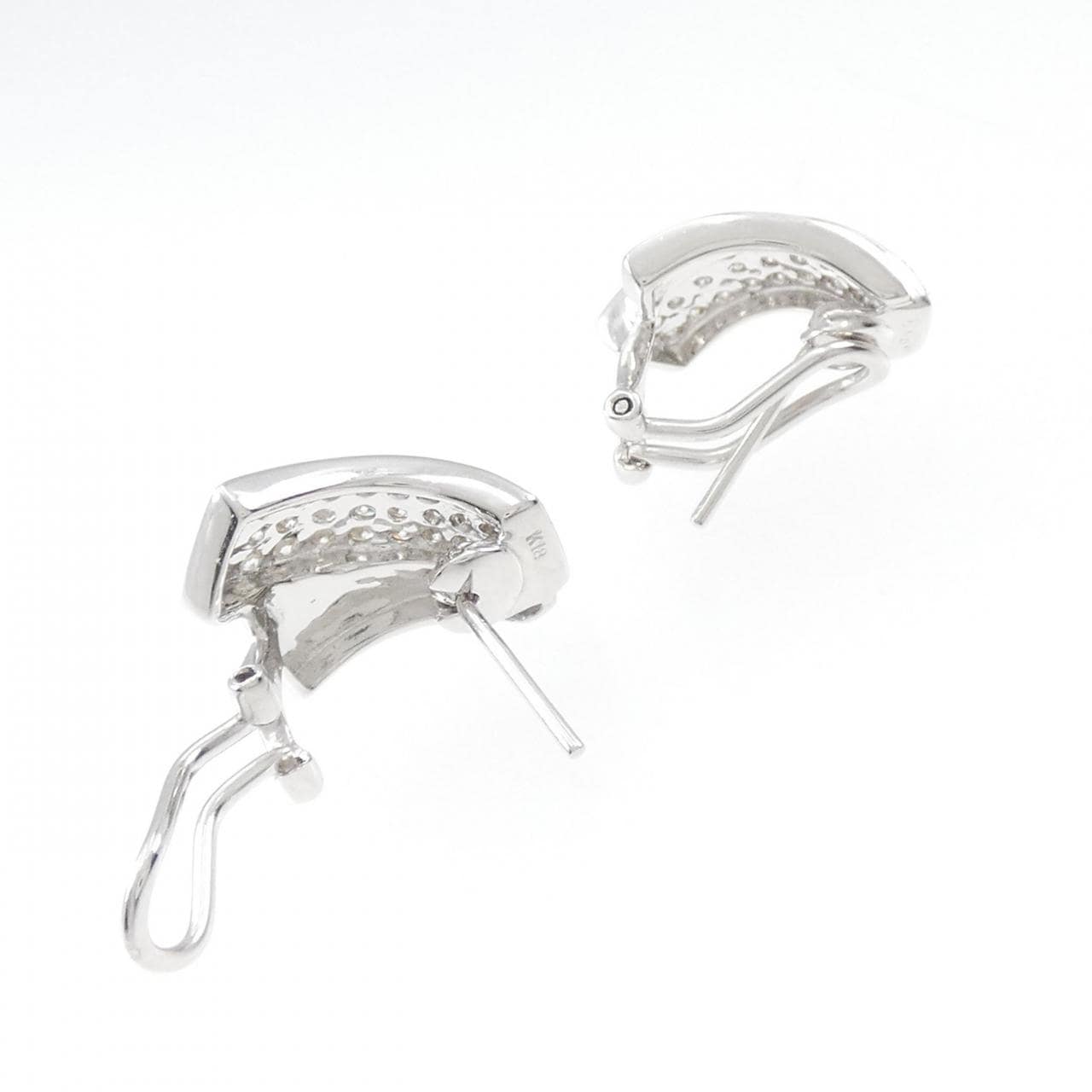 K18WG Diamond Earrings 0.80CT