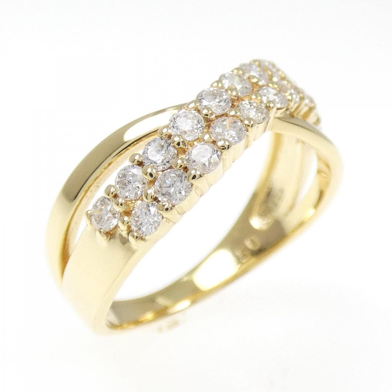 K18YG ダイヤモンド リング 0.50CT