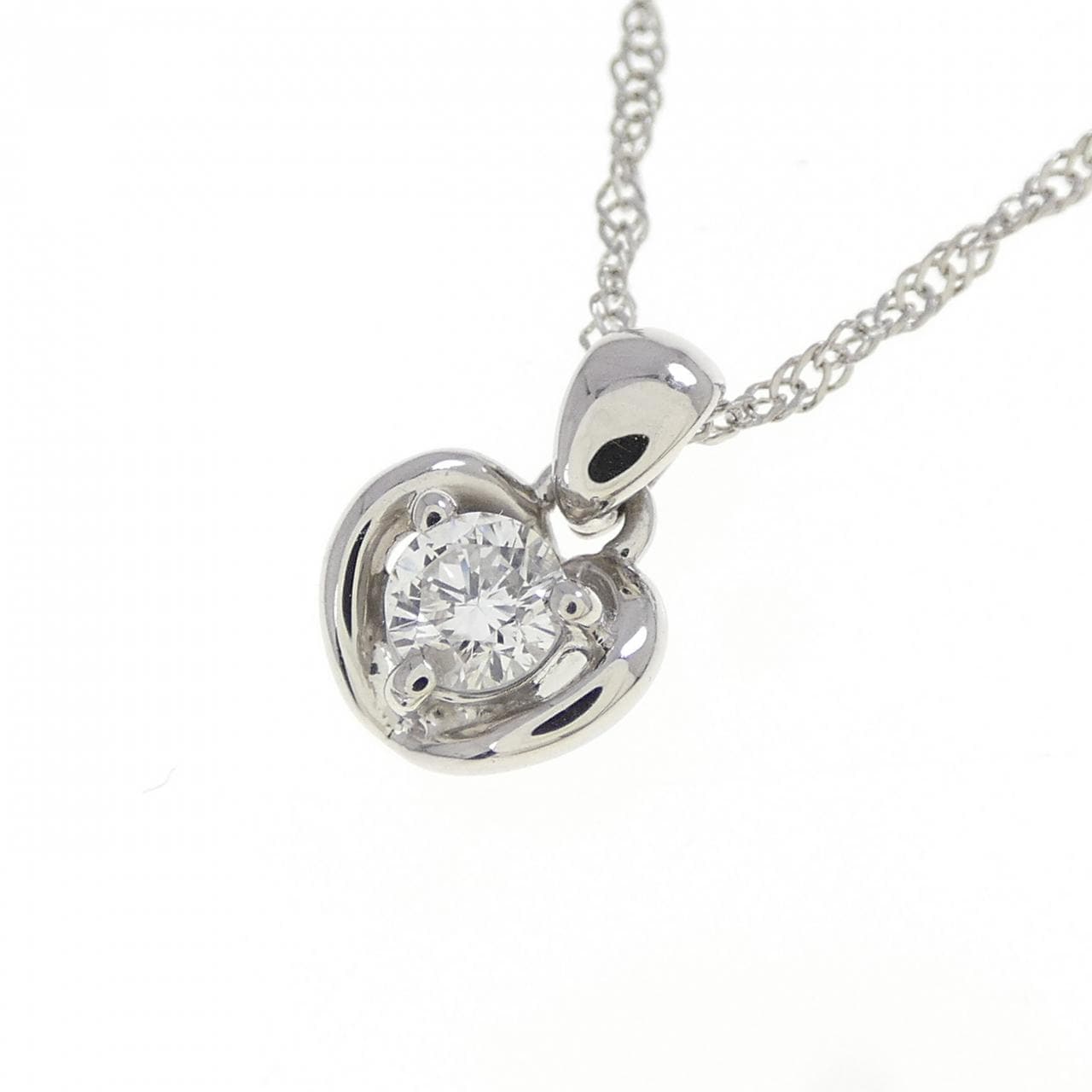 PT850 ダイヤモンド ネックレス 0.12CT