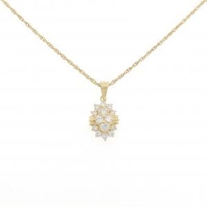 K18YG ダイヤモンド ネックレス 0.50CT