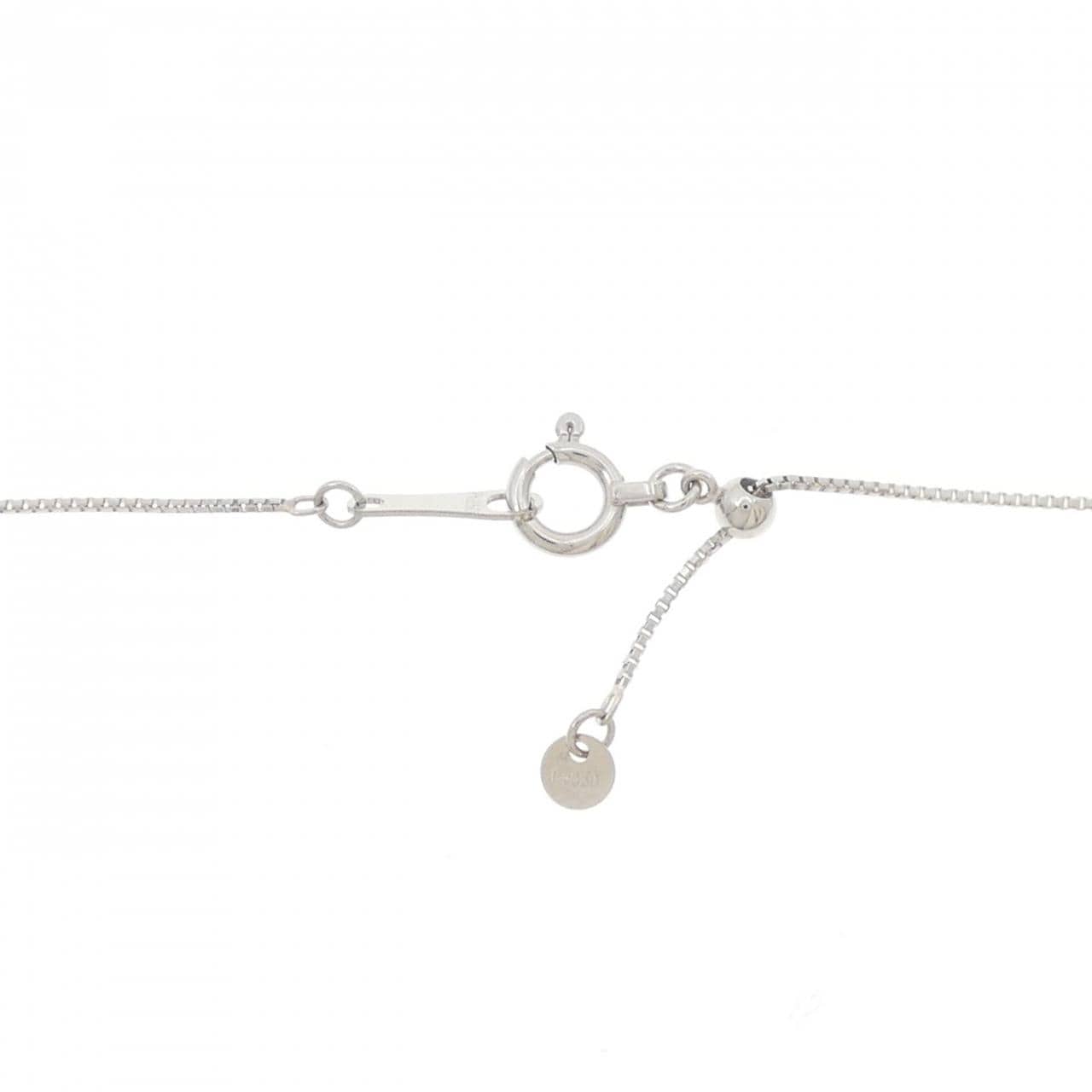 PT900/PT850 ルビー ネックレス 0.54CT