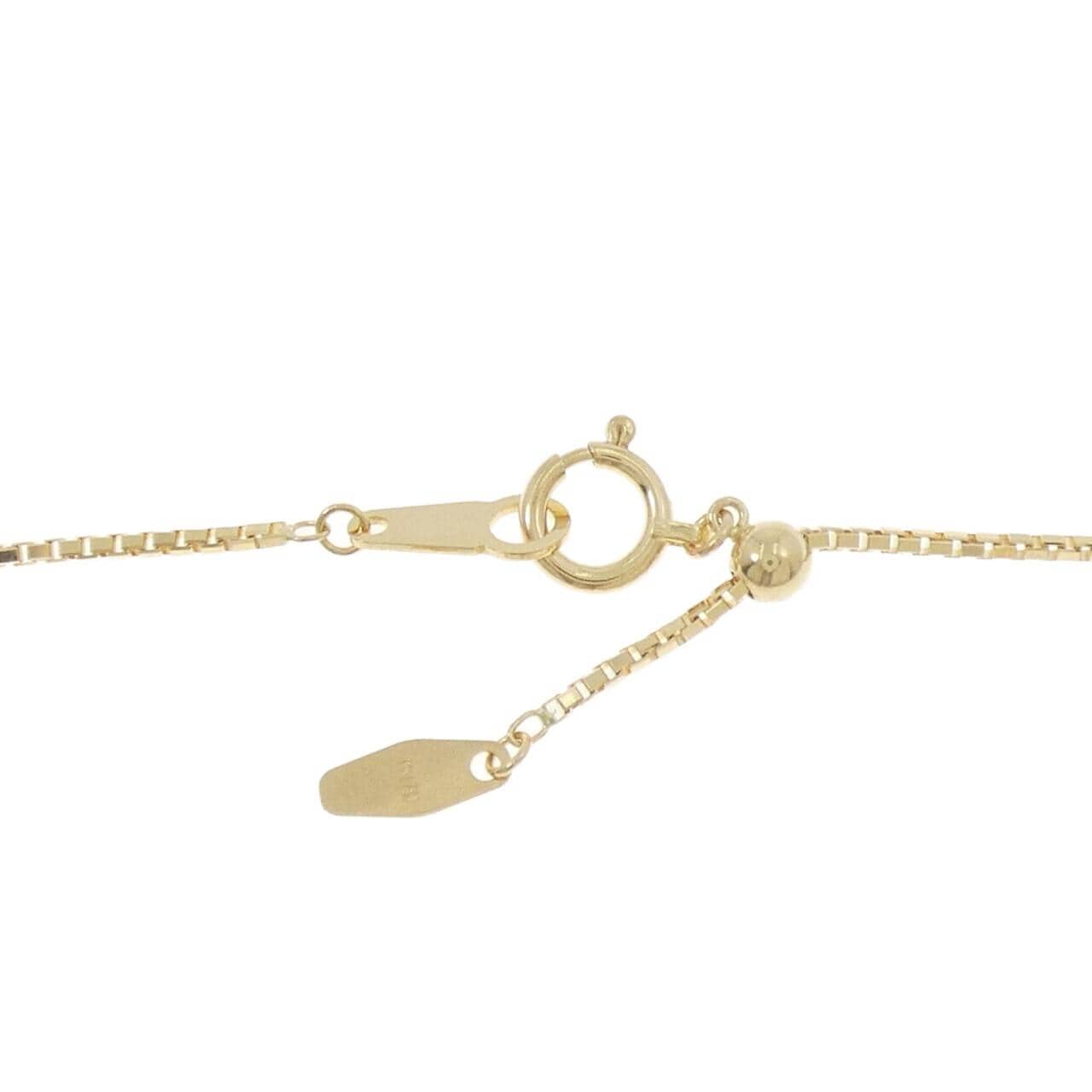 K18YG ペリドット ネックレス 4.73CT