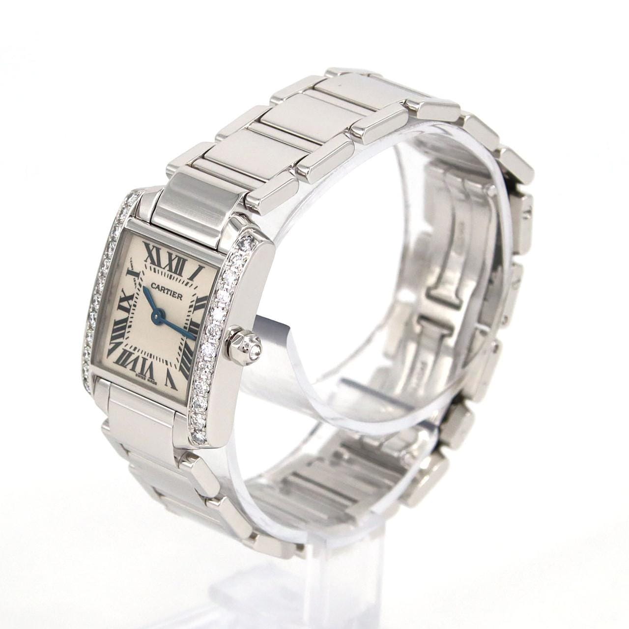 カルティエ タンクフランセーズSM WG/D WE1002S3 WG クォーツ