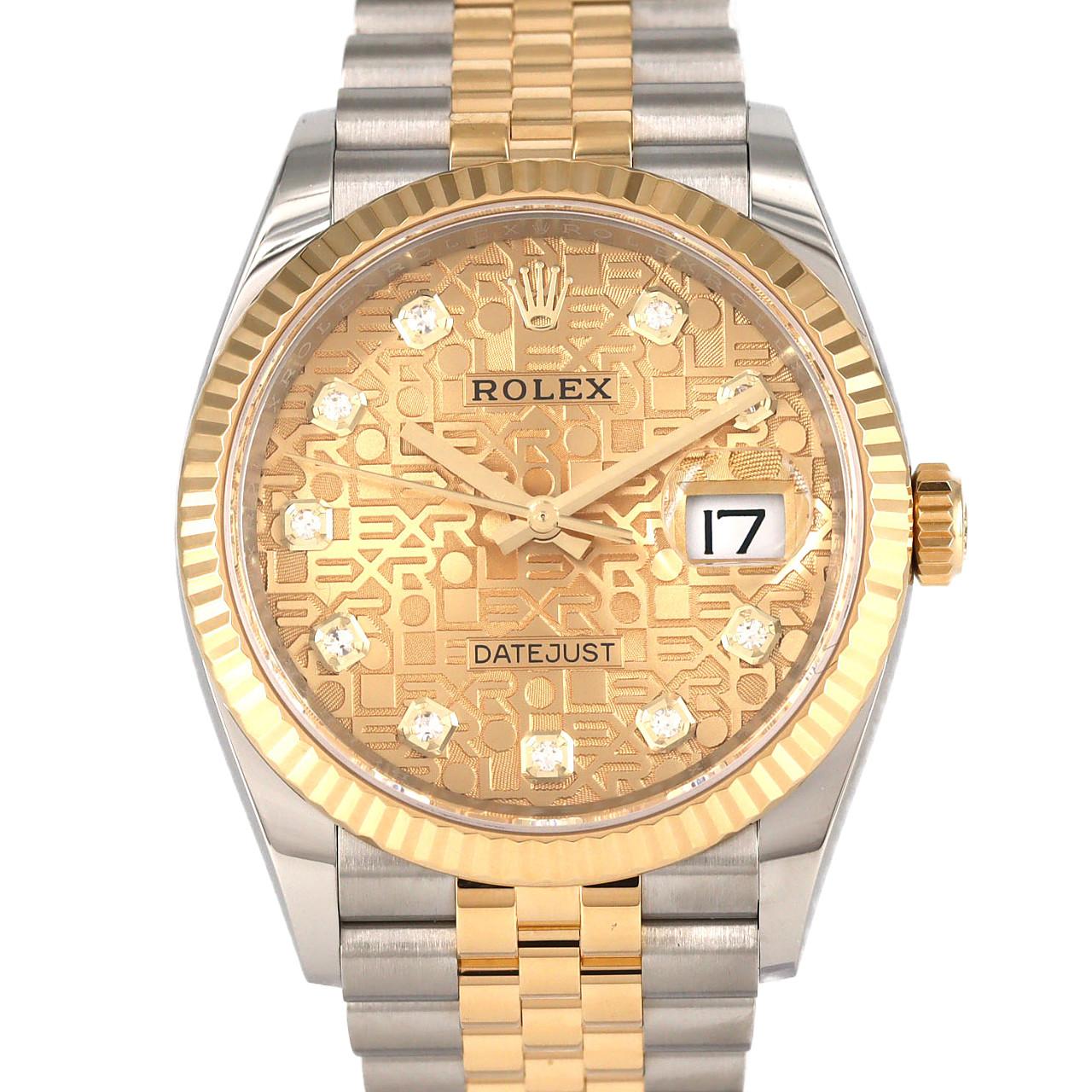 ロレックス デイトジャスト 126233G SSxYG 自動巻 ランダム番