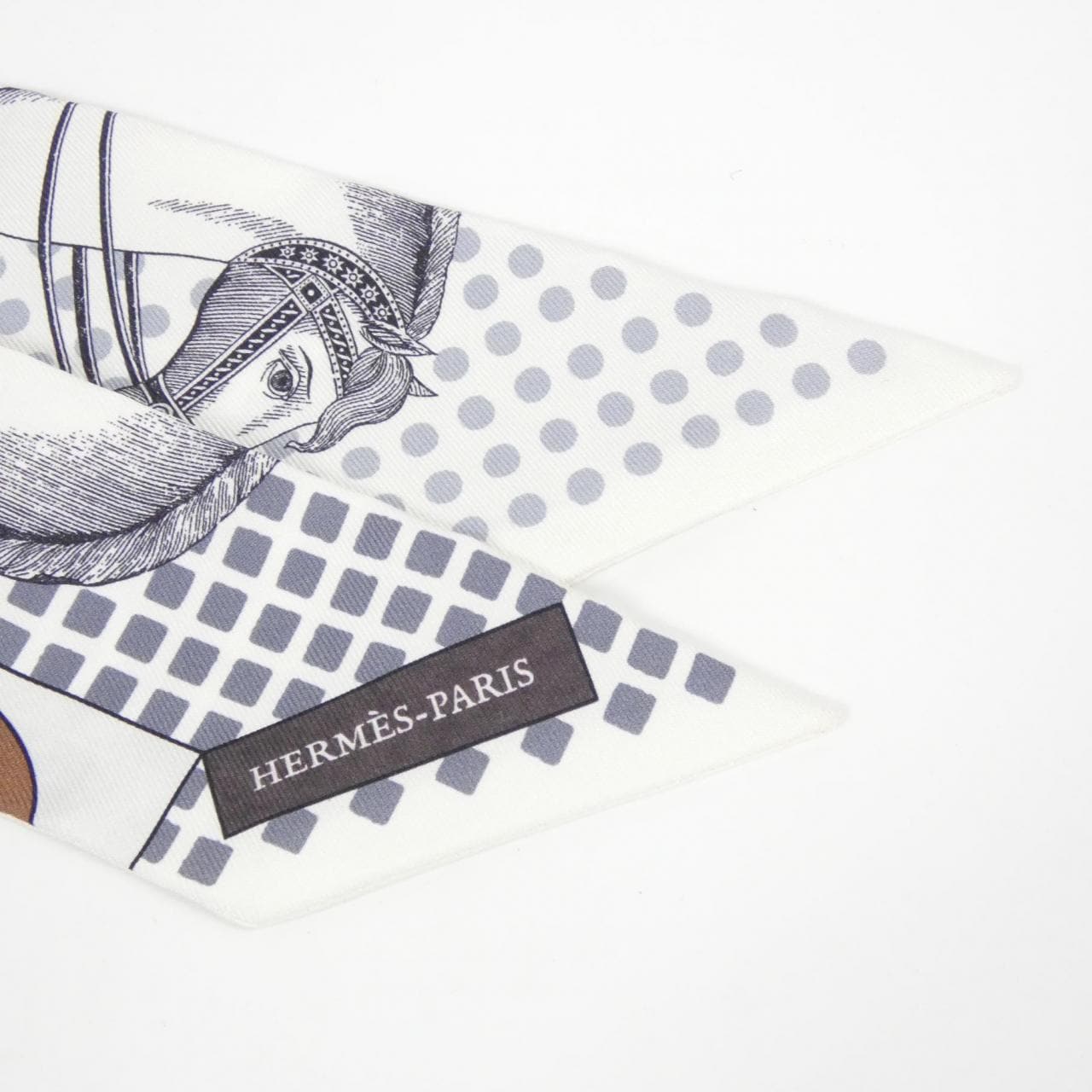 エルメス CAVALIER EN FORMES ツイリー 064008S スカーフ