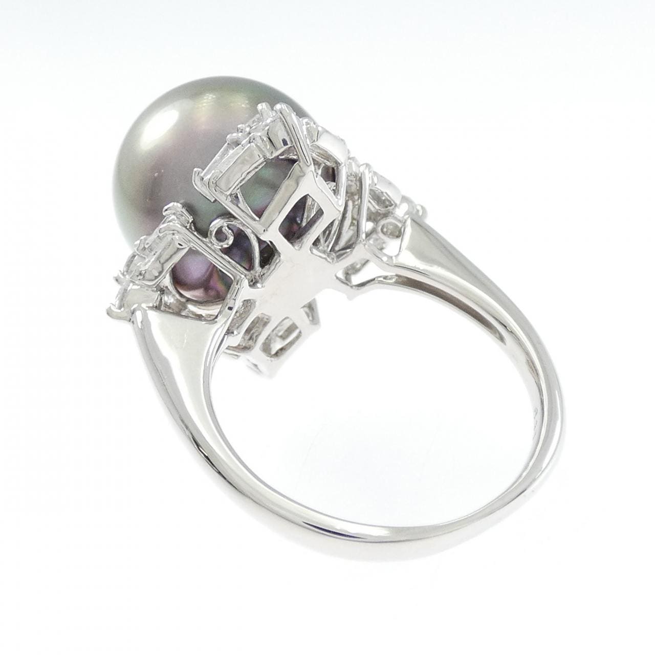 PT900 黒蝶パール リング 13.4mm