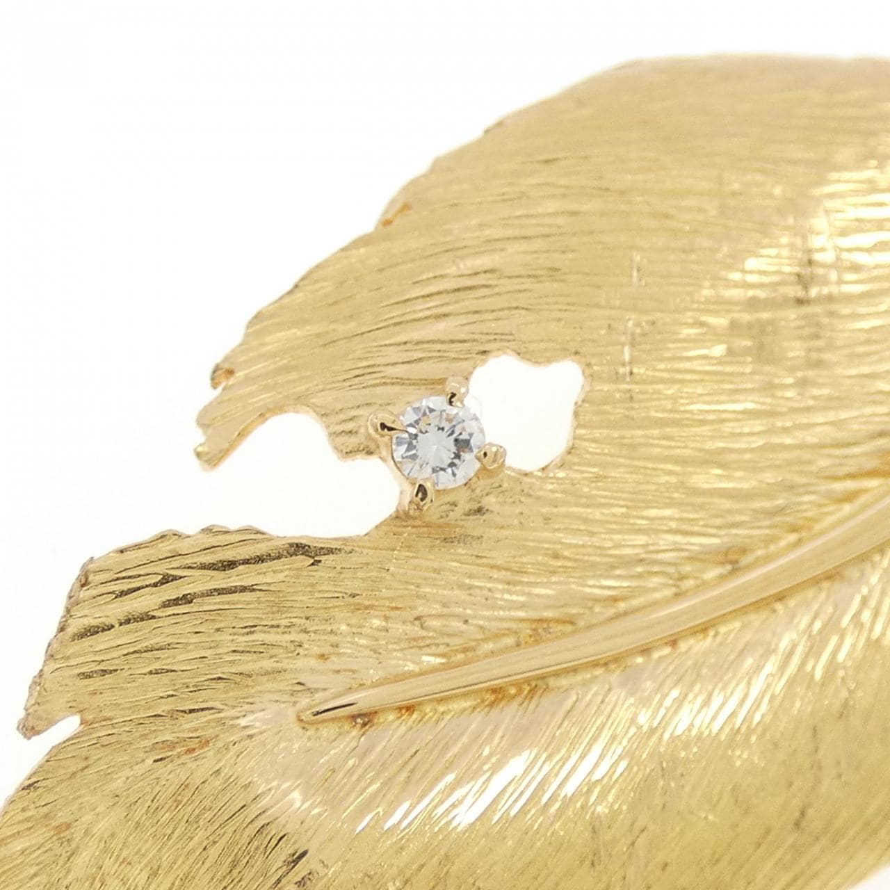 タサキ ダイヤモンド ブローチ 0.03CT