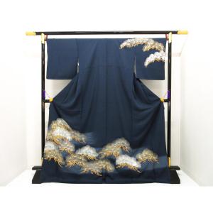 訪問着　刺繍加工　ボカシ染