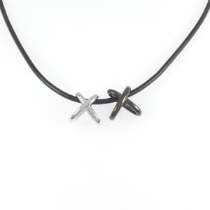 ミキモト K18WG/K18BG ネックレス