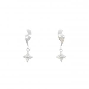 K18WG ダイヤモンド ピアス