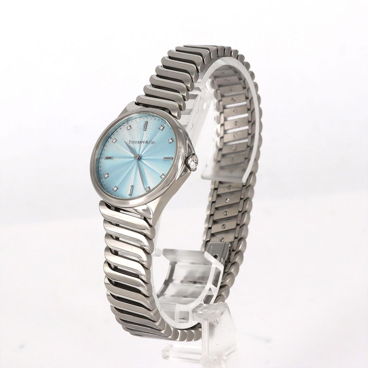 ティファニー メトロ ･8P･4バゲットD 60874516 SS クォーツ