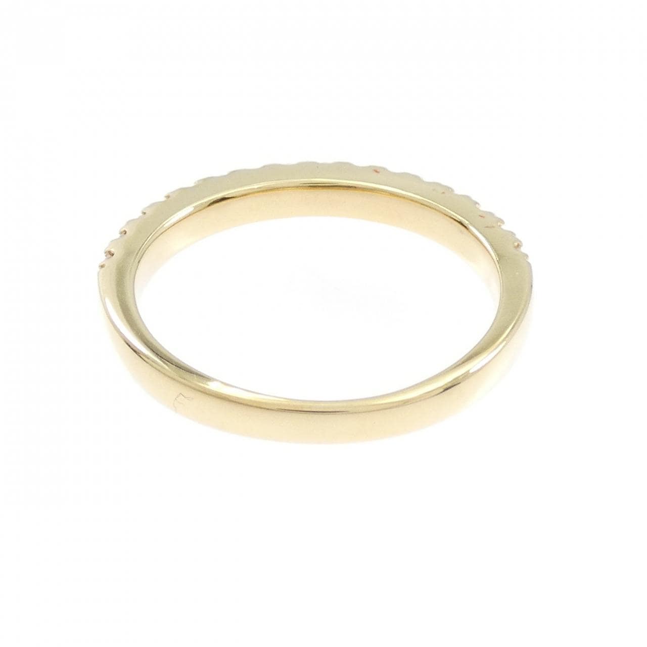 【リメイク】K18YG ハーフエタニティ ダイヤモンド リング 0.32CT