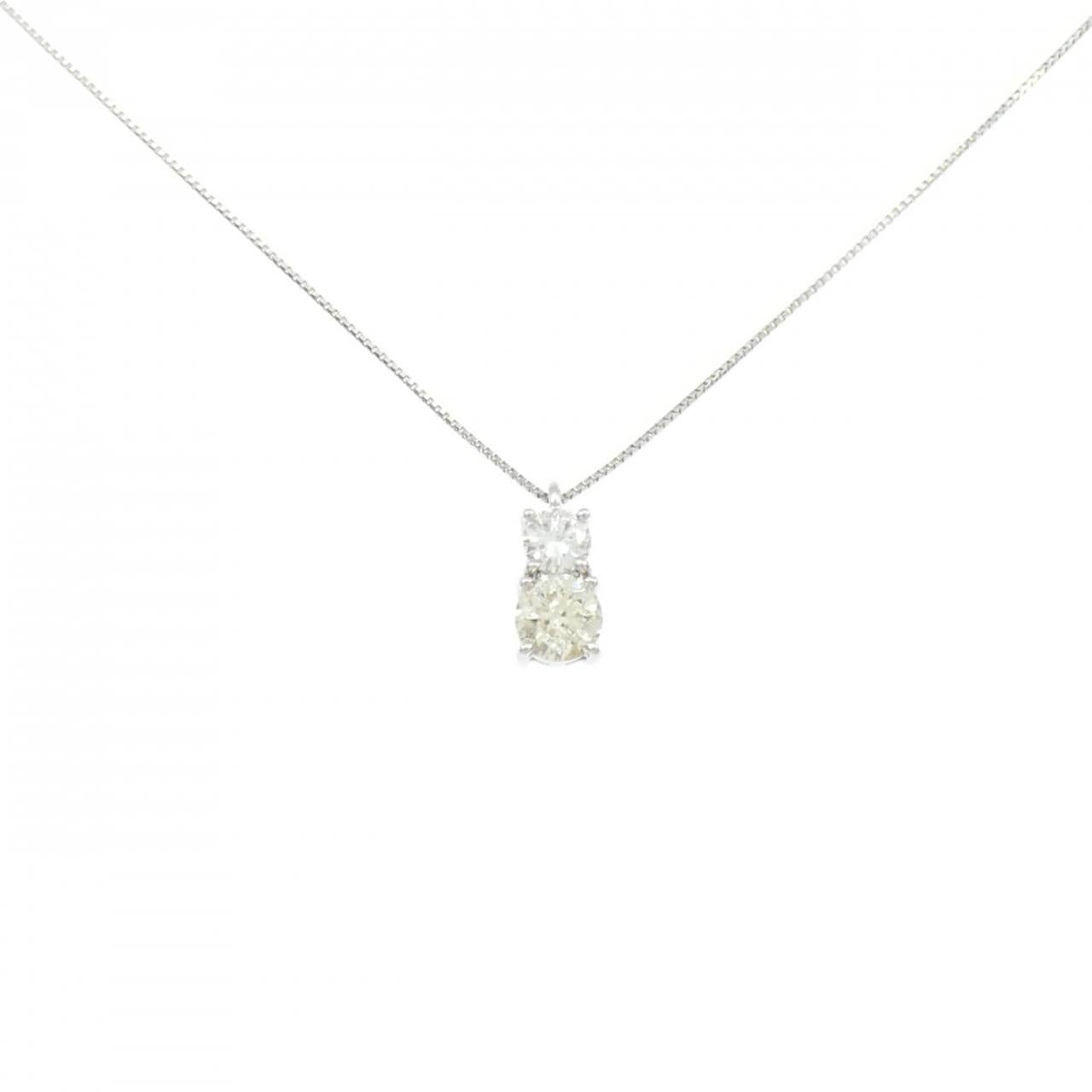 PT900/PT850 ダイヤモンド ネックレス 0.54CT
