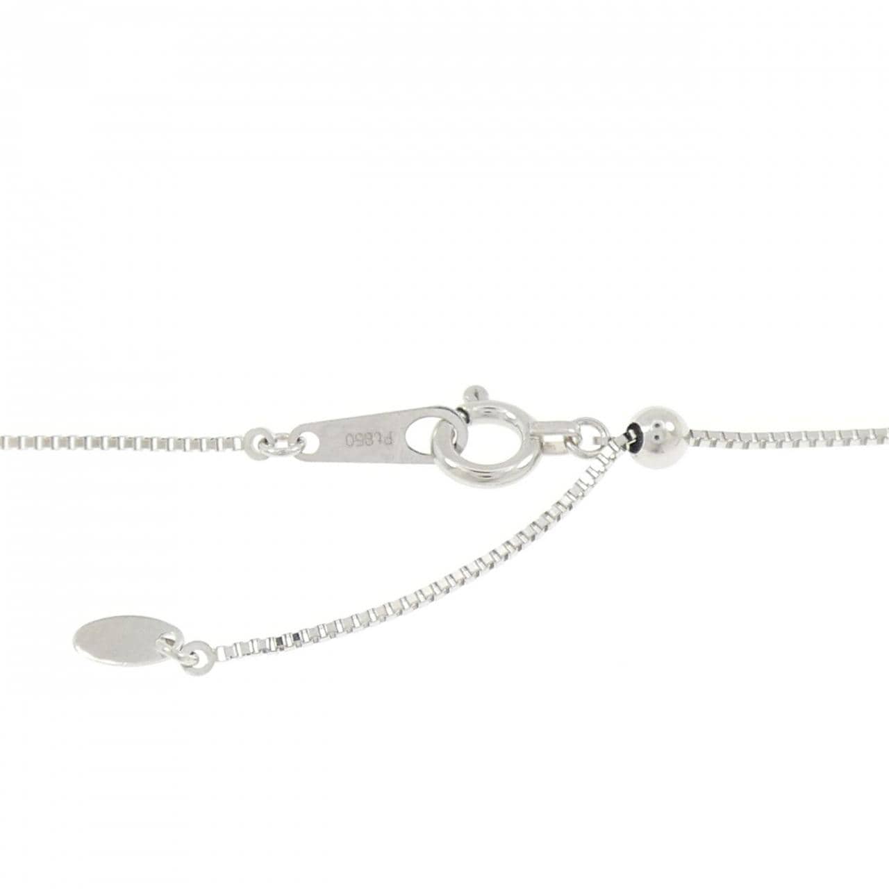 PT900/PT850 ヒスイ ネックレス 3.29CT
