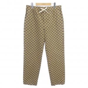 グッチ GUCCI レザーインターロッキングG付きGGキャンバスパンツ 658090 Z8AOV パンツ