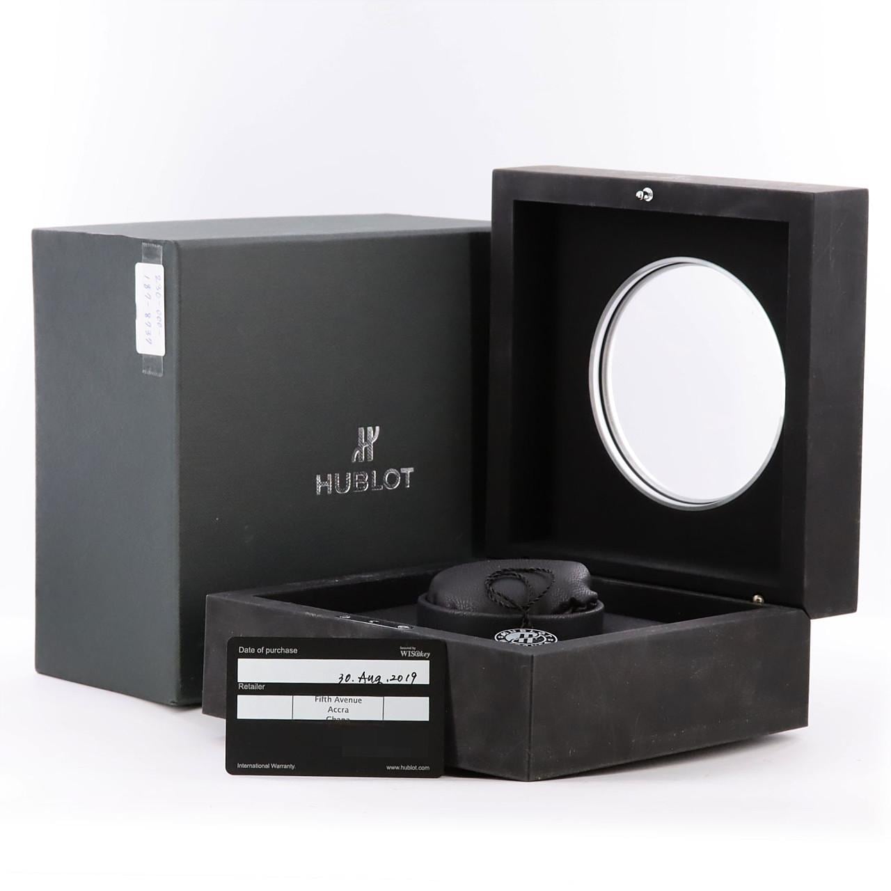 ウブロ クラシックフュージョンアエロフュージョンクロノグラフブラックマジック 525.CM.0170.LR セラミック 自動巻