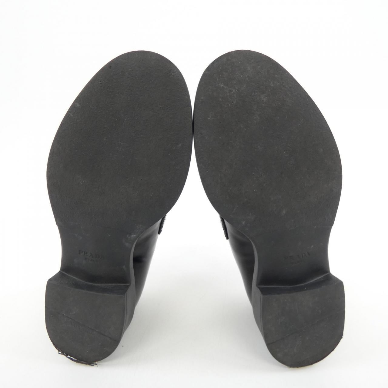 プラダ PRADA チョコレート ローファー トライアングルロゴ 1D246M シューズ