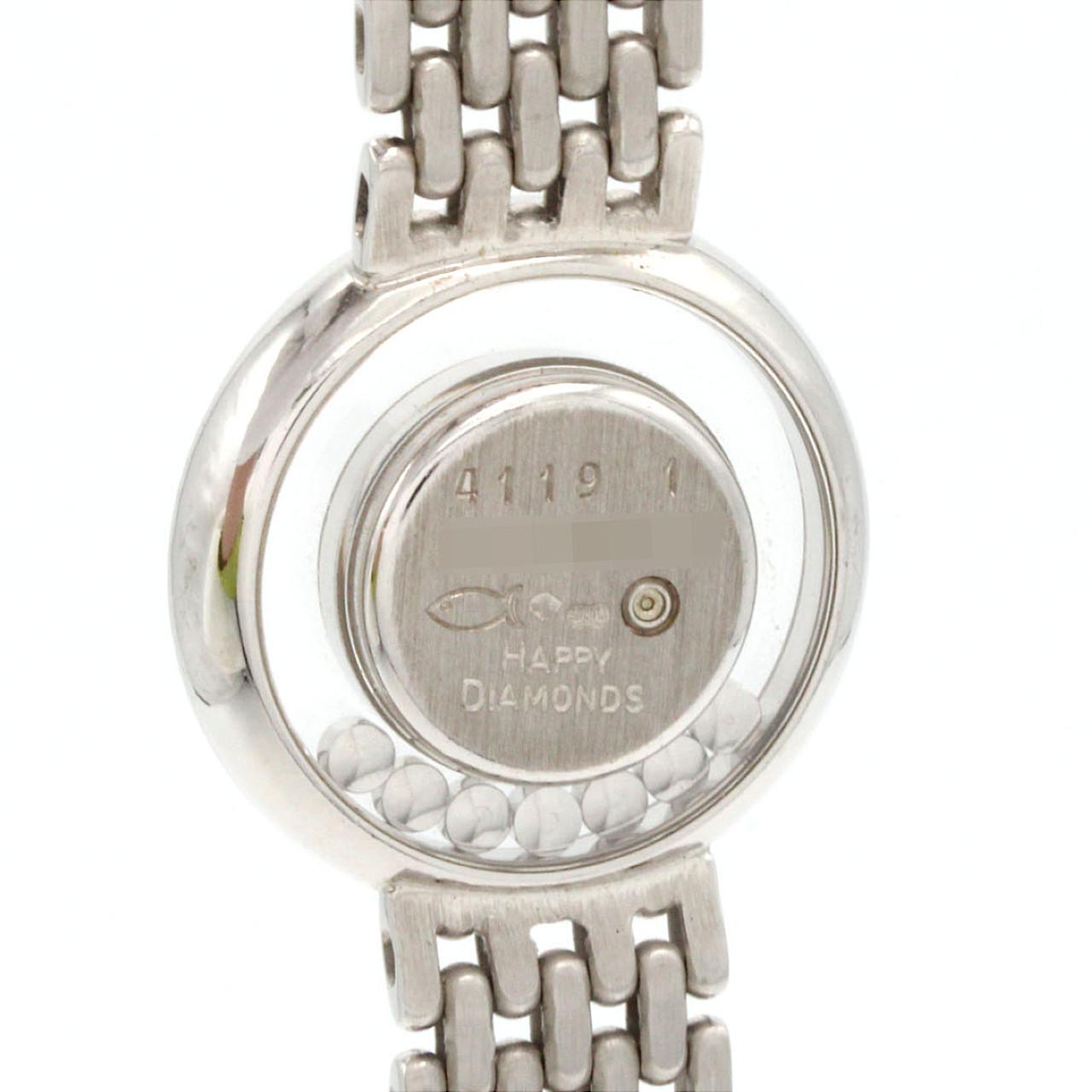 【ノーメンテナンス還元価格】ショパール ハッピーダイヤモンド WG/2D･5P&2R 205691-1001 WG クォーツ