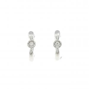 PT900 ダイヤモンド ピアス 0.06CT