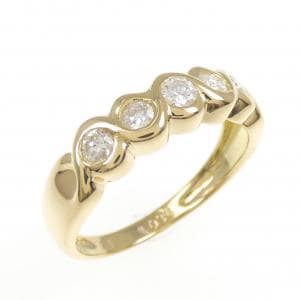 K18YG ダイヤモンド リング 0.33CT