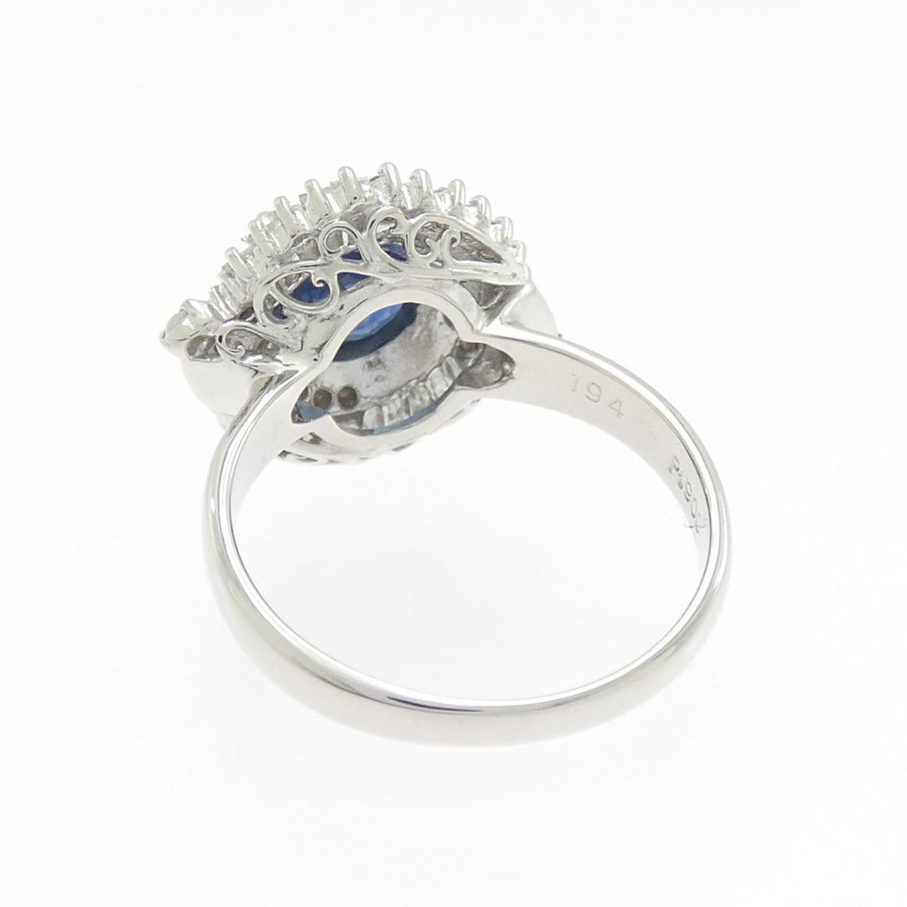 PT900蓝宝石戒指1.94CT