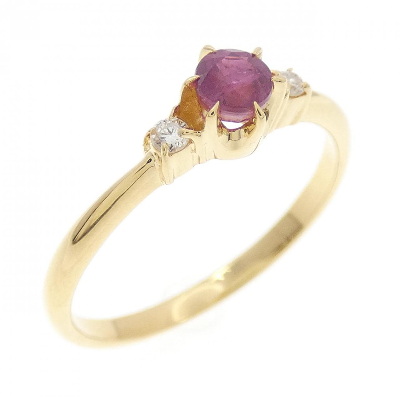 K18YG ルビー リング