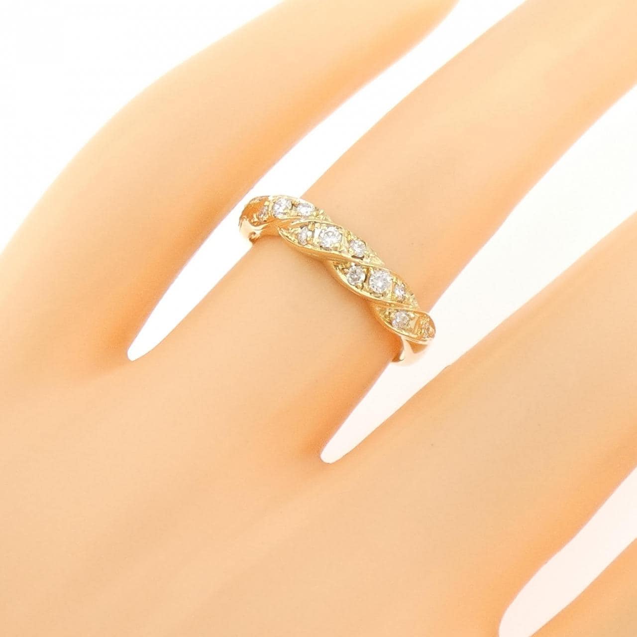 K18YG ダイヤモンド リング 0.20CT